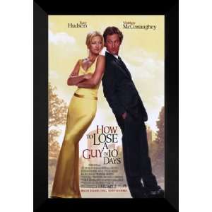  How to Lose a Guy in 10 Days 27x40 FRAMED Movie Poster 