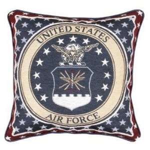 New   U.S. Air Force Insignia Theme Decorative Throw Pillow 17 x 17 