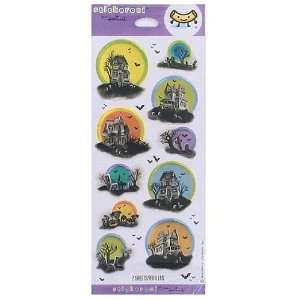  6 Packs of 2 Haunted House Sticker Sheets