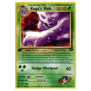  Pokemon   Kogas Muk (26)   Gym Challenge Toys & Games