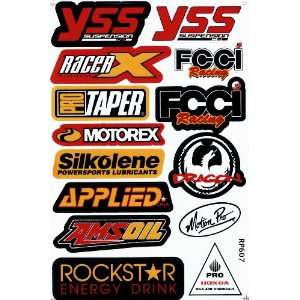   Motocross Racing Tuning Decal Sticker Sheet C205 