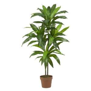  Real Looking 48 Dracaena Silk Plant (Real Touch) Green 