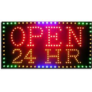  Open 24hr L.E.D. Sign