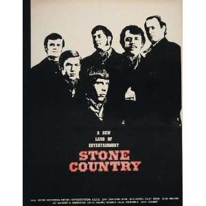  1967 Print Ad Stone Country Band Steve Young RCA Victor 