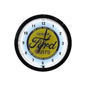  Ford Genuine Parts Neon Clock 20