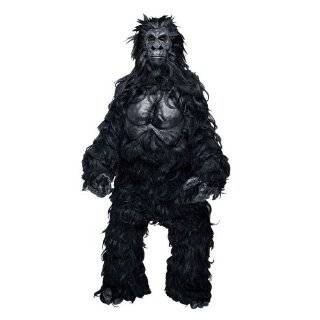   Mens Adult Gorilla, Black, Standard California Costume Mens Adult