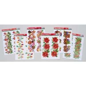  Christmas Borders Window Clings Case Pack 96 Everything 