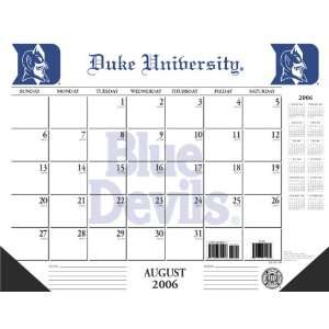 Duke University Blue Devils NCAA2006 2007 Academic/School Desk 