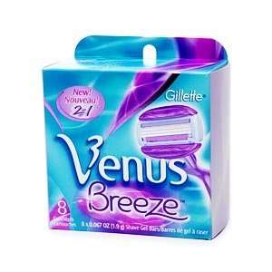  Gillette Venus Breeze, Refill Cartridges for Women 8 ea 
