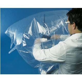 NPS 690341 Disposable Atmosphere Chamber, 4 Glove [pack of 1]  