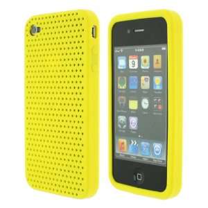  Celicious Yellow Net Silicone Skin Case for Apple iPhone 