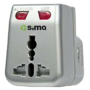  Intl Power Adapter W USB Out Electronics