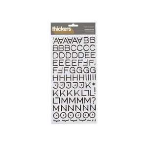  American Crafts   Thickers   Foil Chipboard Alphabet 