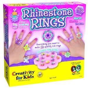  Creativity For Kids Rhinestone Rings Toys & Games