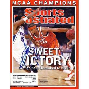 Carmelo Anthony Autographed Sports Illustrated Magazine PSA/DNA 