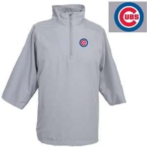  Chicago Cubs Official Short Sleeve Windshirt   Silver 