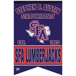 NCAA Stephen F. Austin Lumberjacks 17 x 26 Purple Premium Felt 