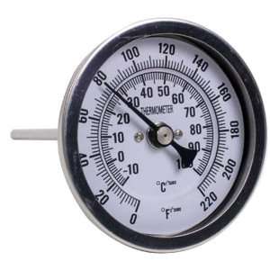  Thermometer  3 Dial with 6 Stainless Probe Everything 