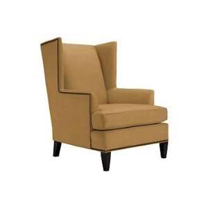 Williams Sonoma Home Anderson Wing Chair, Tuscan Leather, Camel 
