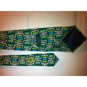   Gucci 100% Silk Tom Ford Designed Tie   Green 