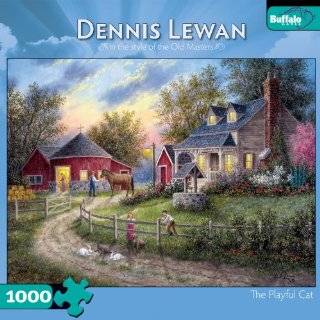 Dennis Lewan The Playful Cat 1000 pieces Jigsaw Puzzle