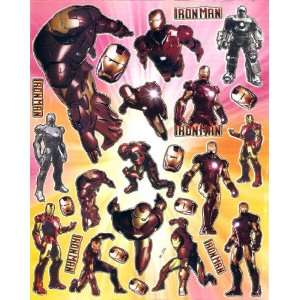  Iron Man superhero in Marvel Comic Universe Sticker Sheet 
