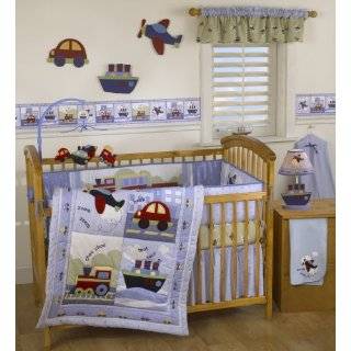 Bedtime Originals Travel Time 4 Piece Baby Crib Bedding Set , Blue by 