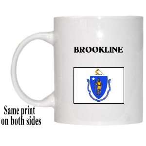    US State Flag   BROOKLINE, Massachusetts (MA) Mug 