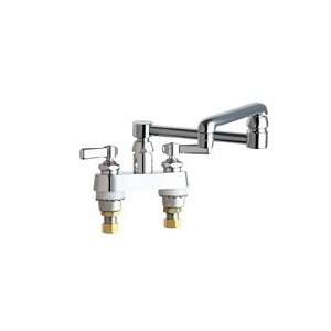   Manual Deck Mounted 4 Centerset Utility Faucet with Double Jointe