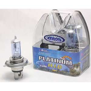 Heliolite Car Light Bulbs   Heliolite 3900K H4 Xenon Platinum White 