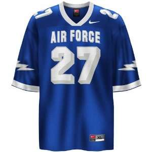  Nike Air Force Falcons #27 Royal Blue Youth Replica 