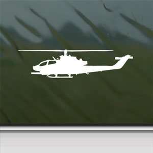  AH 1F Improved Cobra Helicopter White Sticker Laptop Vinyl 