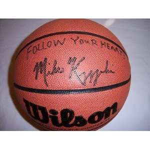 Coach K,mike Krzyewski Duke W/coa Signed Basketball   Autographed 