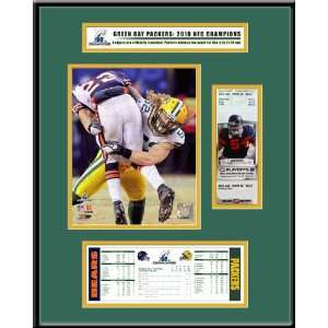  2010 NFC Championship Game Ticket Frame Jr   Packers 