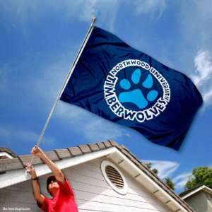 Northwood Timberwolves University Large College Flag  