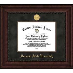  Sonoma State University Seawolves   Gold Medallion   Suede 