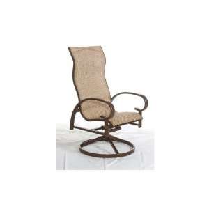   Creations Serenity High Back Sling Swivel Chair Patio, Lawn & Garden