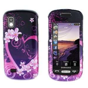  Purple Heart Snap on Hard Skin Cover Case for Samsung 