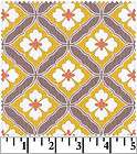 Asian Tiles in Yellow & Taupe, Emperors Garden, Japan Asian Gray White 