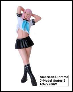 18 Pink Naomi Japanese School Girl Diorama Figure  