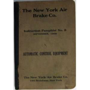   Co. (Automatic Control Equipment, Pamphlet No. 8) unknown Books