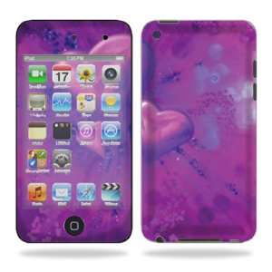   iPod Touch 4G 4th Generation   Purple Heart Cell Phones & Accessories