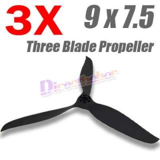 three blade propeller for RC Airplane motor  