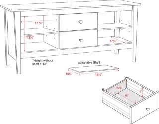   Plasma/LCD TV stand offers ample storage for Audio/Video components