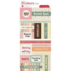  Cosmo Cricket Cosmo Cricket Cardstock Stickers 6 Inch by 6 