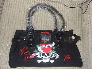 NWT Ed Hardy Diddy Satchel Purse BRAND NEW  MAKE OFFER 