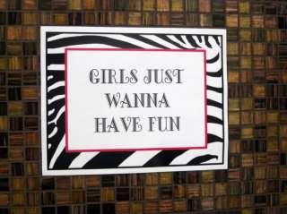   Zebra Invitations Favor Tags Games Water Candy Wrapper Label  