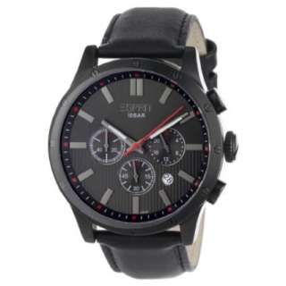 ESPRIT Mens ES103241004 Impac Black Chronograph Watch   designer 