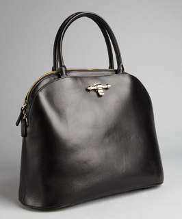 Givenchy black leather large zip tote