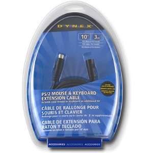  Dynex 10Ft PS/2 Mouse and Keyboard Extension Cable 